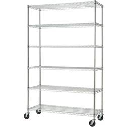 Trinity 6-Tier Basics EcoStorage Wire Rack Shelving System