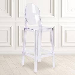 Flash Furniture Revna Ghost Bar Stool