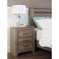 Ashley Signature Zelen Rustic Contemporary 2 Bedside Table