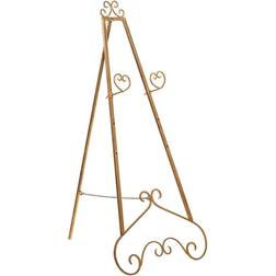 Ridge Road Décor 48" Traditional Metal Easel In Wall Decor