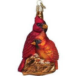 Old World Christmas Pair Bird Figurine