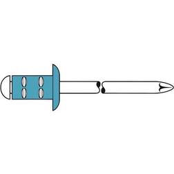 Rivet Aveugle Ø x L 3.2 x 11 mm Acier Inoxydable 75 pcs