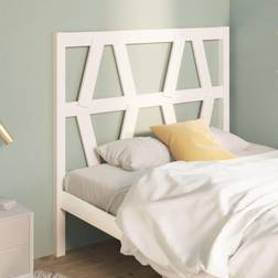 vidaXL white, 96 Pine Bed Headboard Honey Sängram