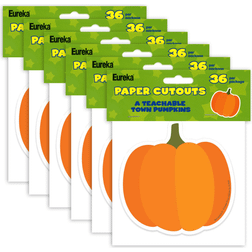 Eureka A Teachable Town Pumpkins Paper Cut-Outs 216 Pieces