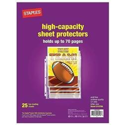 Staples High Capacity Sheet Protectors