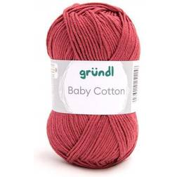 Gründl Wolle Baby Cotton 50 g bordeaux