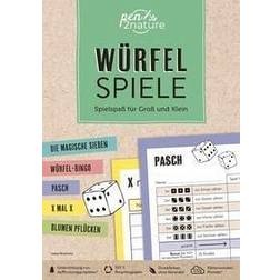 Nachhaltiger Würfelspieleblock Recyclingpapier