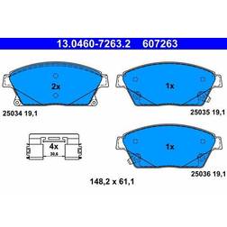 ATE Jarrupalat Opel 13.0460-7263.2