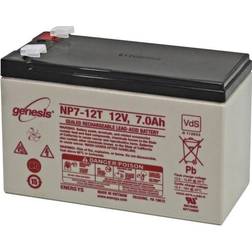 EnerSys Genesis Blybatteri 12 V 7 Ah Blyflee.