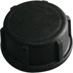 Plast dæksel sort 3/4" gevind