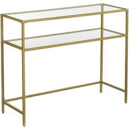Vasagle with gold shelf Avlastningsbord