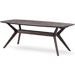 Torkelson Hampton 210x100cm brunbetsad Matbord 100x100cm
