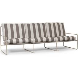 Ferm Living Desert 3-sits Cash stripe-chocolate Soffa