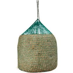 Kerbl Rete Da Fieno Con Balle Rotonde Da Appendere 4,5 x 4,5 cm Ø 150 cm Verde