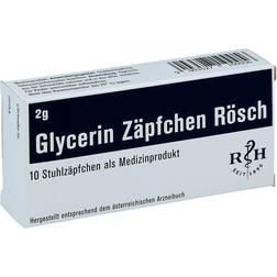 Glycerin ZÃ¤pfchen RÃ¶sch 2 gegen Verstopfung