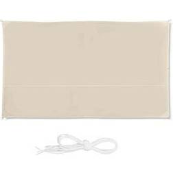 Relaxdays Solsegel Rektangulär Vattenavvisande UV-beständig 3 x 4 m Beige