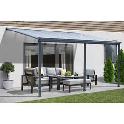 Home Deluxe Grau Terrassenüberdachung SOLIS 557