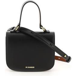 Jil Sander Luksus Halo Mini Kalveskind Taske - Sort