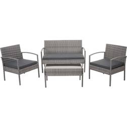 MCW Poly-Rattan Garnitur MCW-F56, Sitzgruppe Lounge-Set