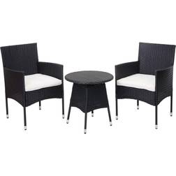 MCW Poly-Rattan Balkonset MCW-G27, Sitzgarnitur Gartengarnitur Lounge-Set