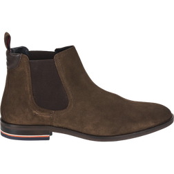 Tommy Hilfiger Signature Suede Chelsea Boots