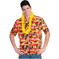 Funny Fashion Skjorta Hawaii Sunset