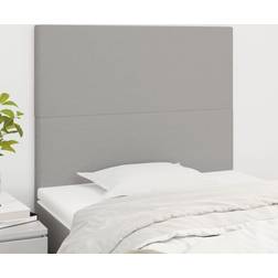 vidaXL Têtes Meubles de Chambre À Coucher Accessoires 100x5x78/88 cm Tissu Tête de lit