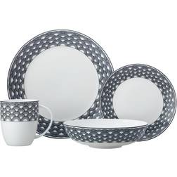 Maxwell & Williams Harlequin Coupe 16 Dinner Set