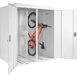 MCW 2er-Fahrradgarage MCW-H66, Fahrradbox Gerätehaus Fahrradunterstand, abschließbar