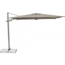 Glatz Suncomfort Hængeparasol Varioflex Grå/Alu 300x300 cm