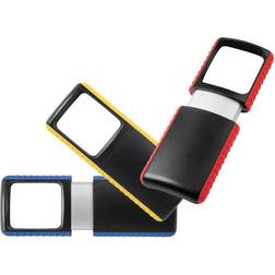 Wedo Loupe Outdoor rectangulaire à éclairage LED, rouge