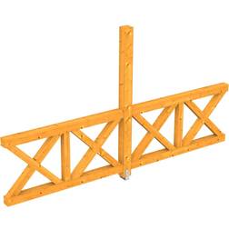 SKAN HOLZ HOLZ Seitenwand Andreaskreuz FS Fichte (Gebäudefläche )