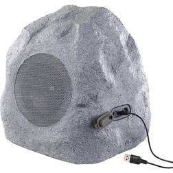 Auvisio Gartenlautsprecher MSS-430.rock Garten- Outdoor-Lautsprecher