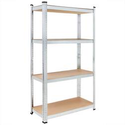Monzana Kraftig Hylde 170 x 75 x 30 cm Galvaniseret 280kg Reolsystem