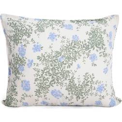 Garbo&Friends Plumbago Muslin Hovedpudebetræk Beige, Blå (60x50cm)