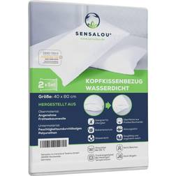 Sensalou 2er Set Doppelpack Kissenbezug (50x50cm)