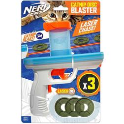 Nerf Catnip Disc Blaster Cat Toy, Pack 3