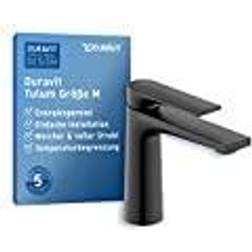 Duravit TU1021002046 Tulum Basin Faucets Matt Black M Matt black