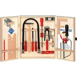 Pebaro FP Coffret outils menuiserie enfant Type 401S 19 Pièces