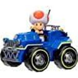 Sherwood Super Mario Movie Toad With Kart Figure