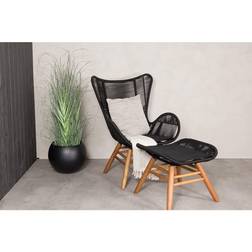 Venture Design Tingeling loungestol sort,akacie.
