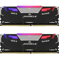 TIMETEC Pinnacle Konduit RGB 32GB KIT2x16GB DDR4 3600MHz PC4-28800 CL18-22-22-42 1.35V Dual Rank Compatible for AMD and Intel Desktop Gaming PC