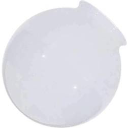 Satco 8-Inch White Glass 4-Inch Fitter Globe