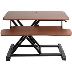 Vivo Walnut Sit Stand Writing Desk