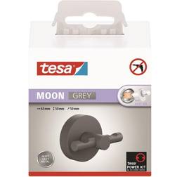 TESA Moon Grey Bathrobe Hook 50 mm x 65 mm x 53 mm