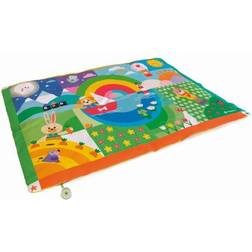 Clementoni Krabbeldecke + Spielbogen, Baby Weiche Spielmatte