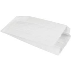 Papstar Sachets en papier de cellulose avec ficelle 28 cm x 13 cm x 7 cm blanc contenance 1,5 kg (Carton)