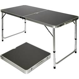 Amanka Campingtisch ca.120x60cm Klapptisch Koffertisch Falttisch Hocker Aluminium Tisch