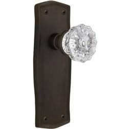 Nostalgic Warehouse Crystal Door Knob with Prairie Plate