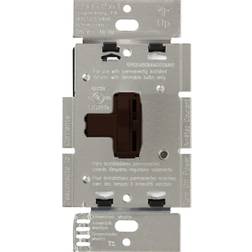 Lutron 68545 120 volt Brown Toggler 1000 watt 3-Way Wall Dimmer Switch with Locator Light